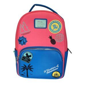 EUC Disney Vacation Club member Loungefly Backpack DVC "A Vacation of Adventure"